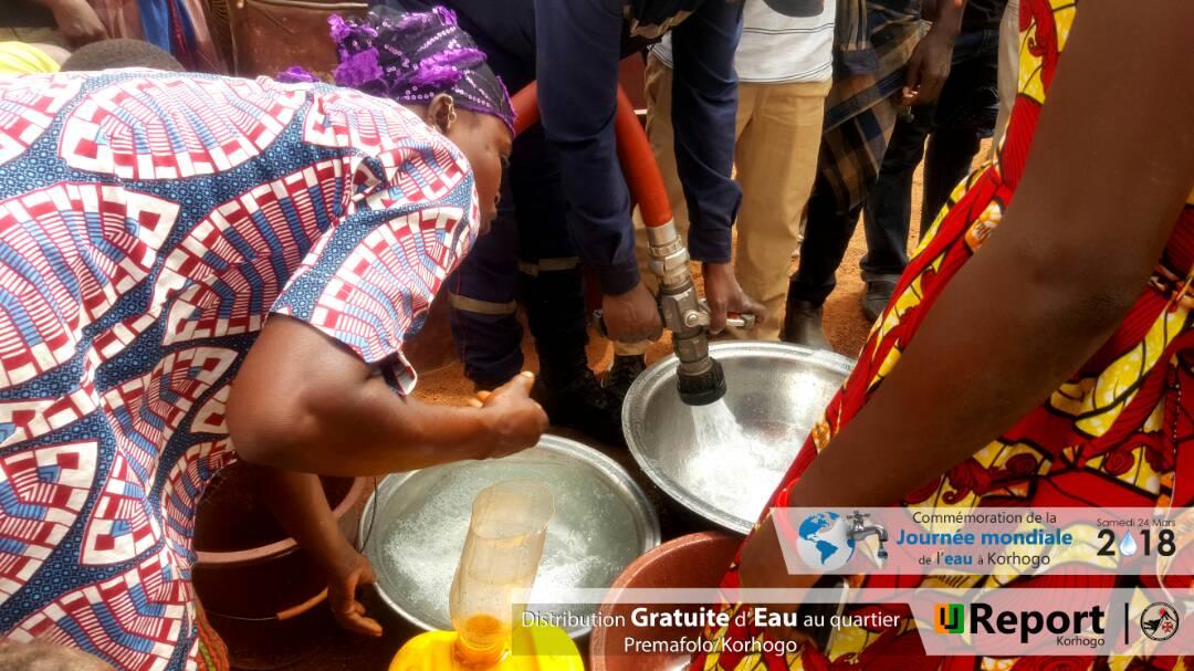 Commémoration de la journée mondiale de l'eau à Korhogo 