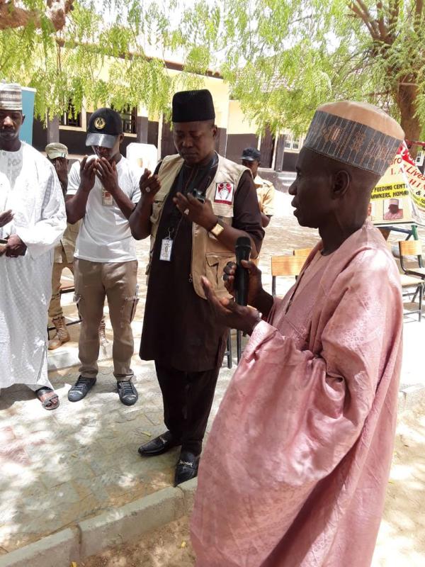 The Scout Association of Nigeria - Borno State Scout Council celeberated with people at IDP Camps 
