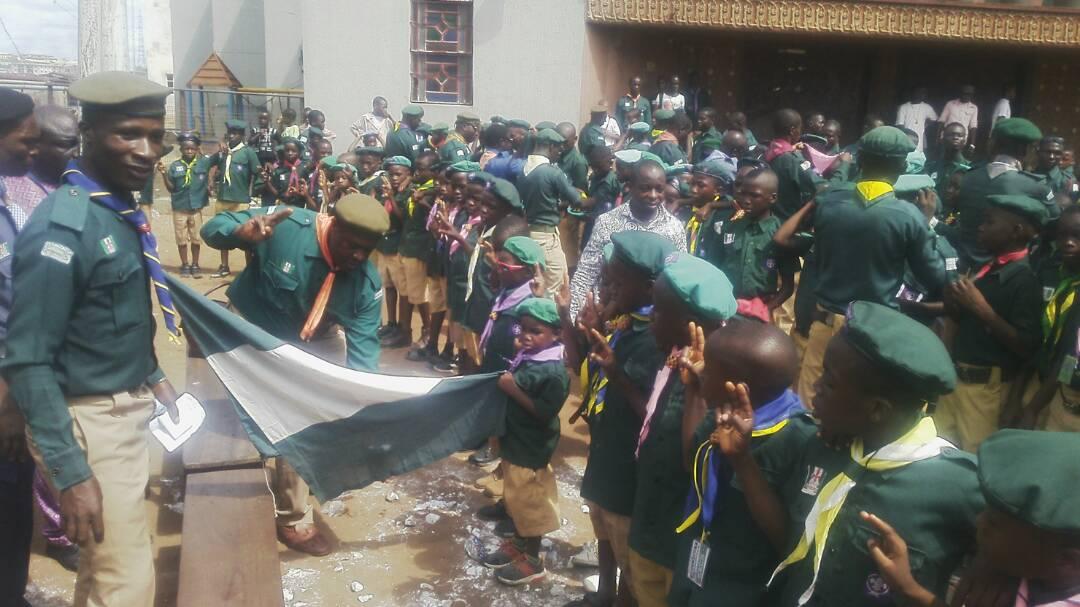 SCOUT INVESTITURE TO MARK CHILDRENS DAY