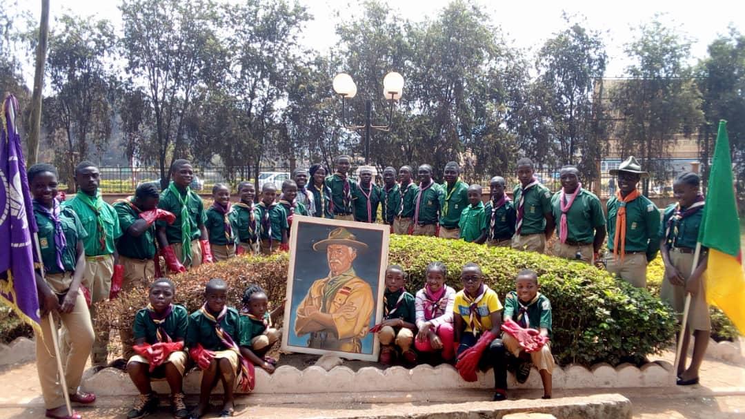 Funder's day with scout groupe fourmis laboureuse in Bafoussam