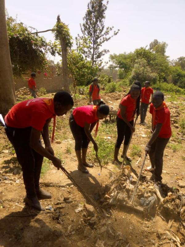 BUNGOMA COUNTY ROVER SCOUTS, RIVER CLEAN UP