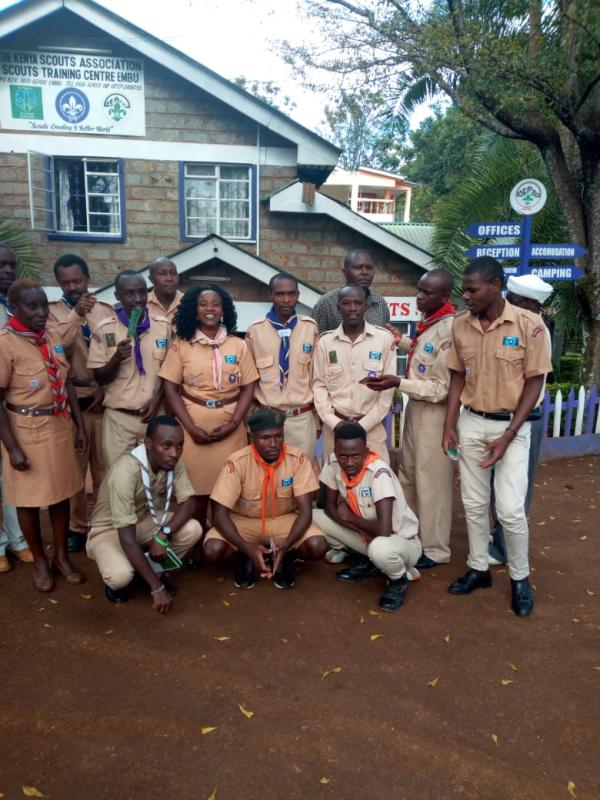Embu county scout leaders