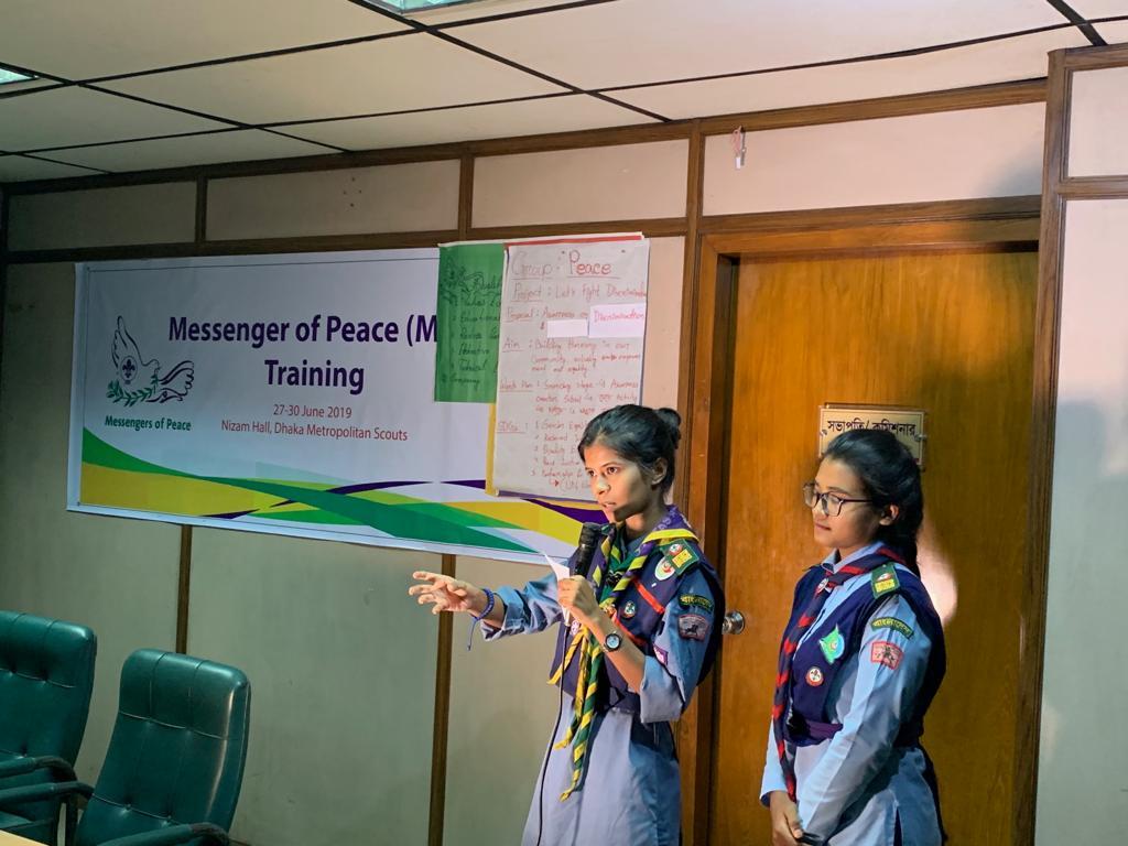 MessengersOfPeace Training in Bangladesh 