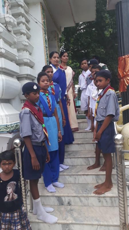 social service in sibji mandir At sundargarh