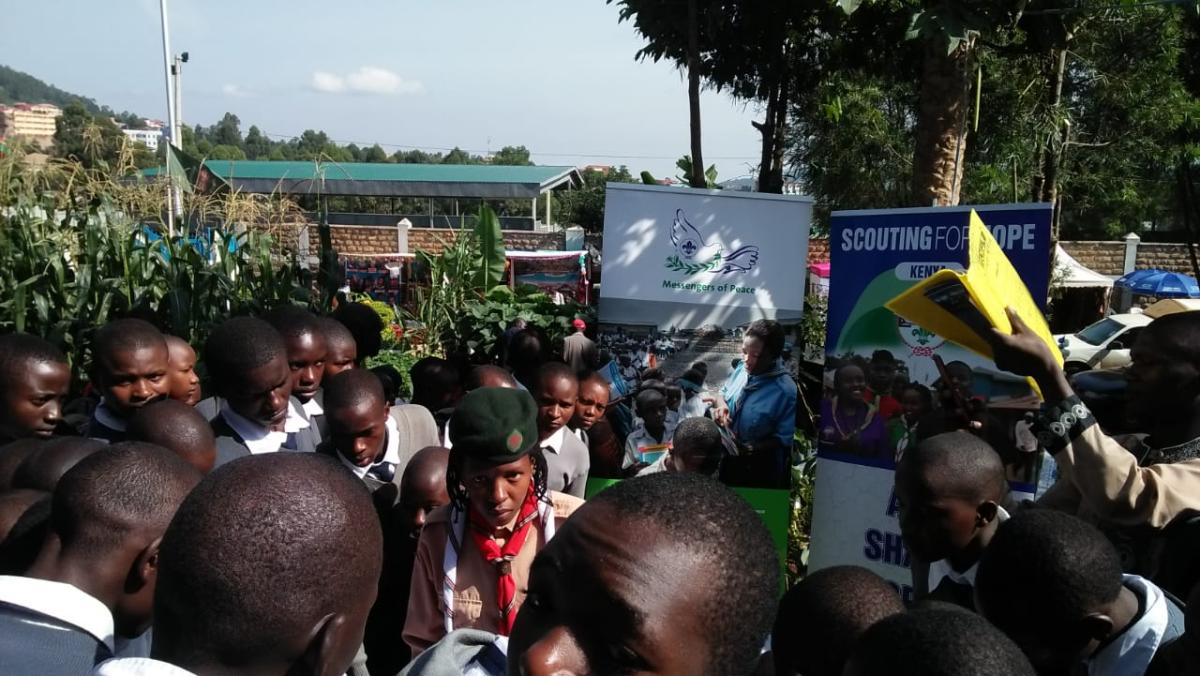 Scouts Exhibiting their Projects at the Agricultural Society Of Kenya Show 