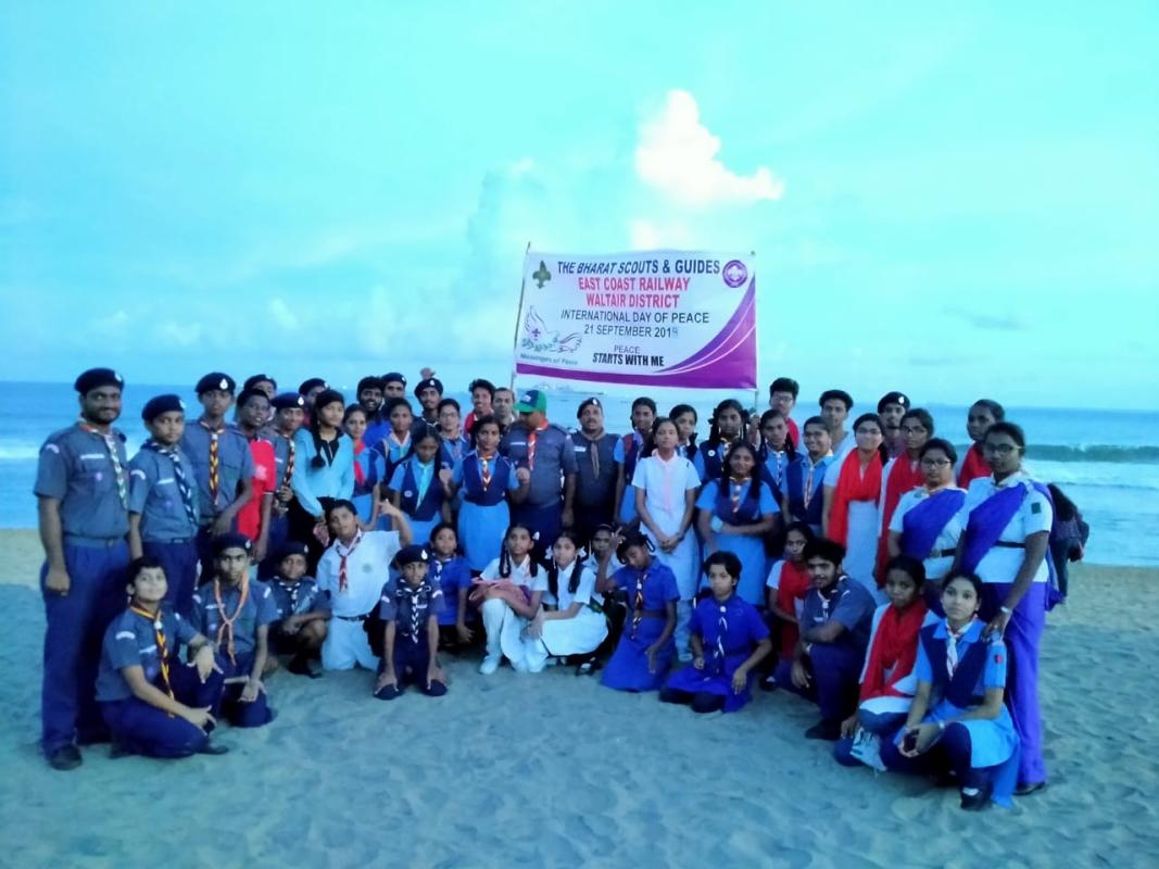 Beach Cleaning # Climate Action # International Peace Day 2019 # 143K 