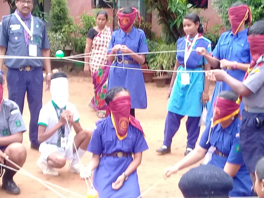 Mop Activities at Jarapada Aurobindo Intigral High school , Bhubaneswar