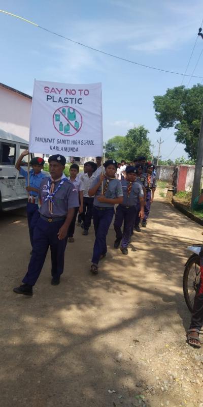 Rally against plastic use  and Cleanliness Drive 