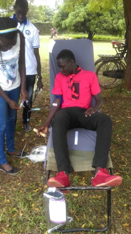 Soroti scouts spear head Blood danation to save lives