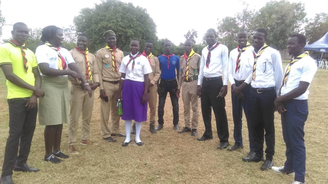 Soroti scouts practice duty to God when Archibishop Ntangali came to say Bye to Teso christians