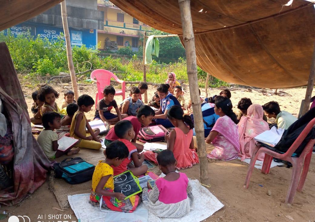 Morning classes by Rangers of NJW open unit odisha