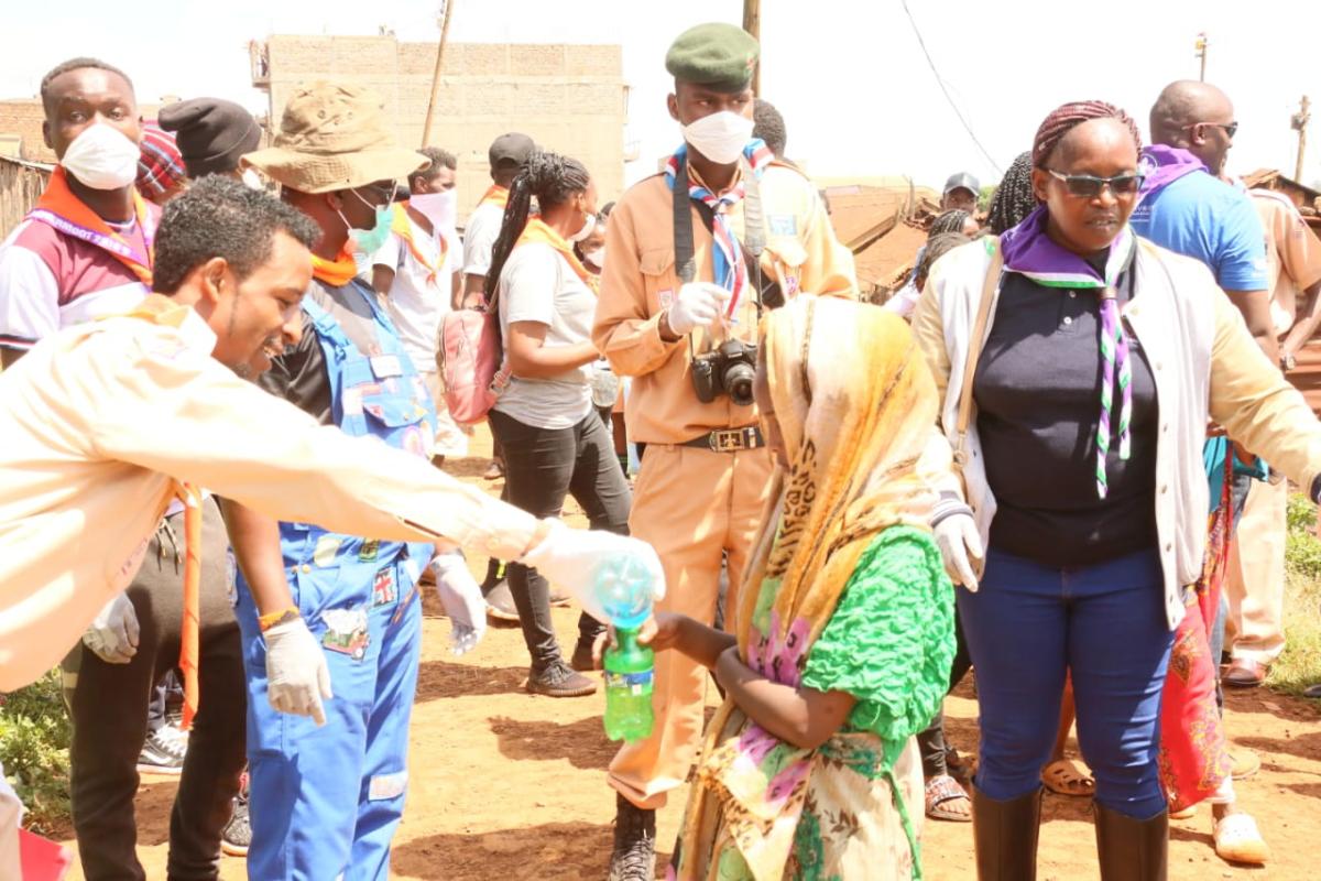 Kenya Scouts joins in the fight againist Covid -19