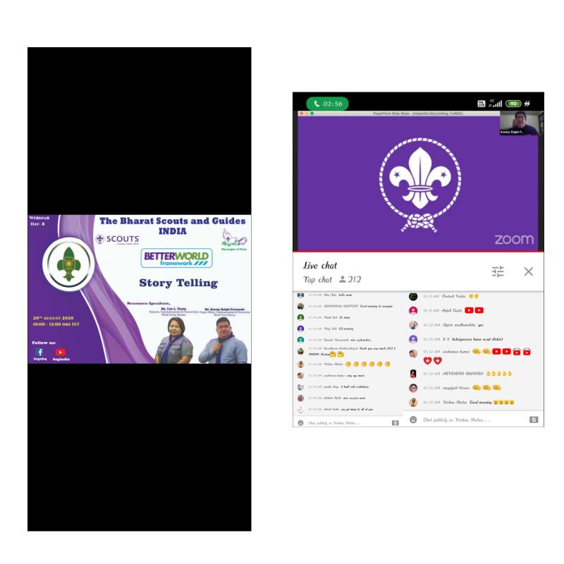live You Tube program initiative by Bharat scouts and guides