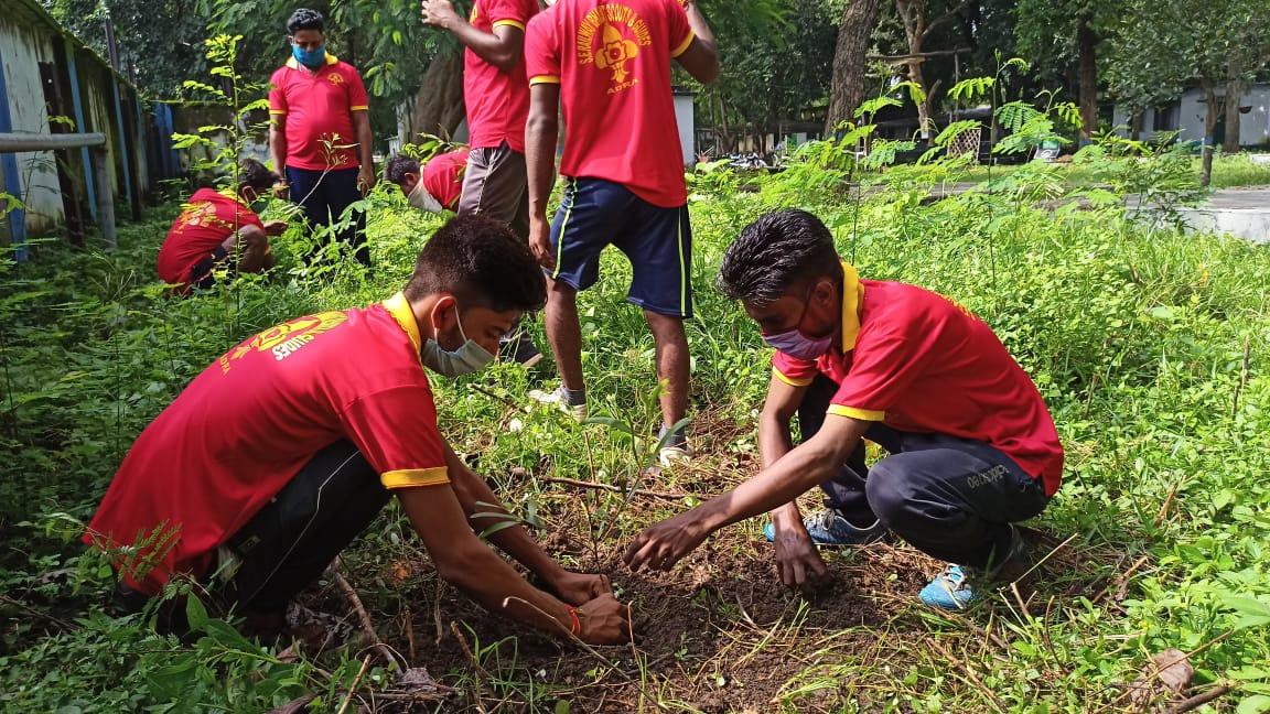 CLEANLINESS PROGRAM AT RANJANDIH VILLAGE AND TREE PLANTATION AT STC/ADRA.