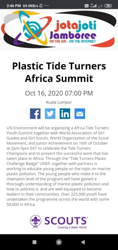 plastic Tide Turner African summit invitation Debasish Mohanty