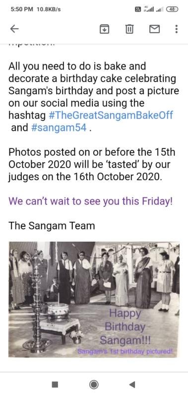 webinar on sangams 54 birthday