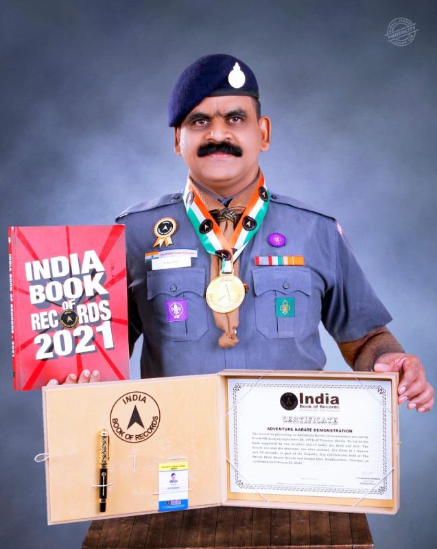 Adventure Karate Demonstration India Book of Record of 2022