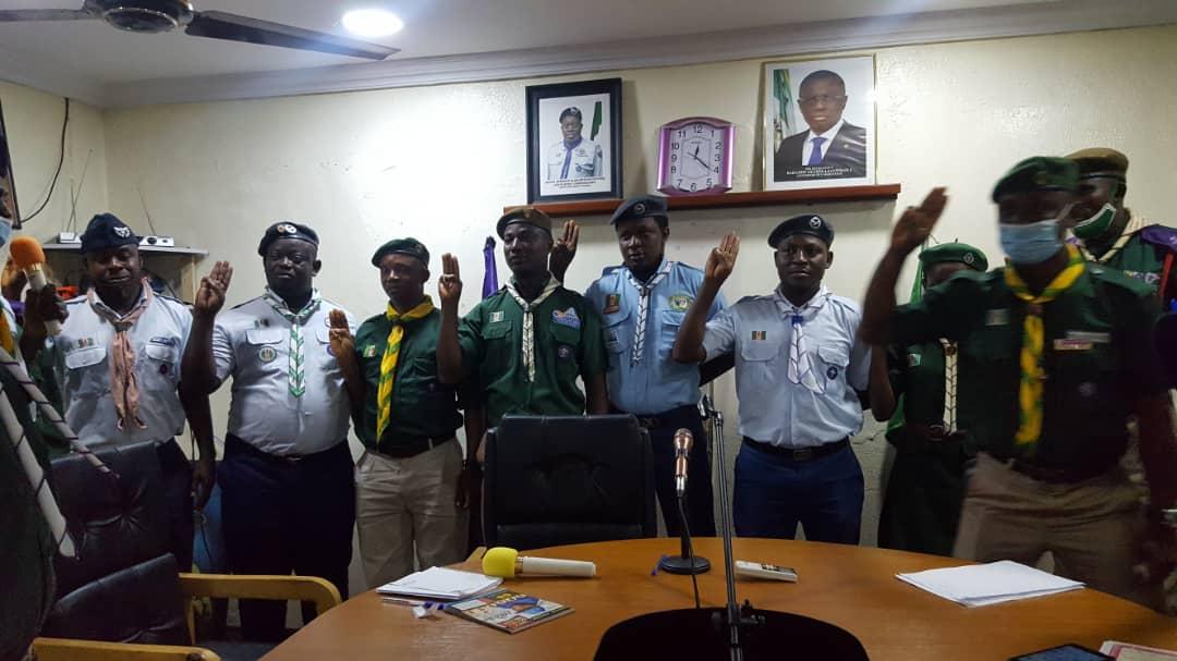 DIV.&DISTR. SCOUT COMMISSIONERS FORUM, LSSC, TSAN ELECTS HER NEW EXECUTIVES