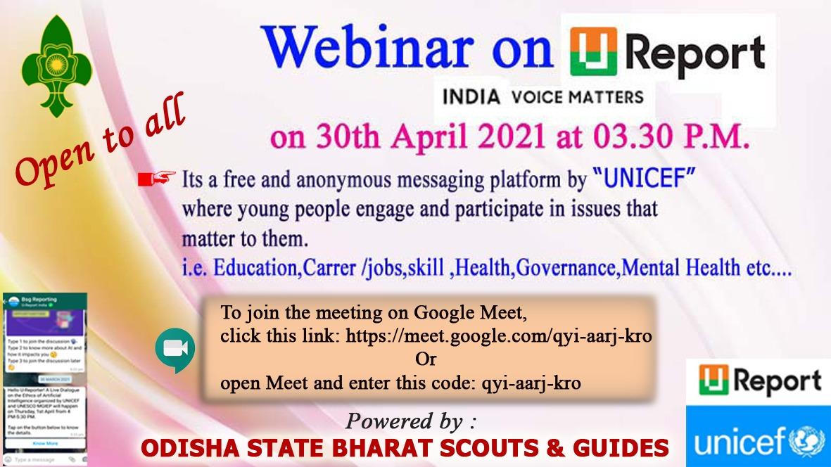 Webinar on U Reprt 