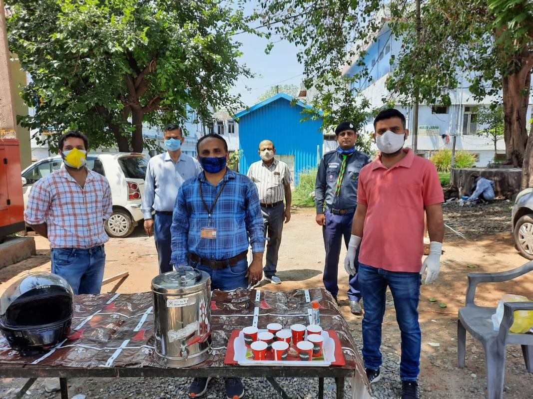 Free Tea Stall at District Hospital