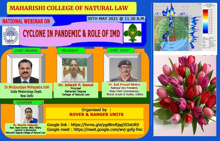 Cyclone in pandemic & role of IMD