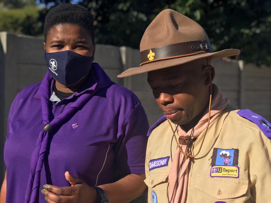 following the basic unit leader Training in 2020 participants finally joined Gilwell scout Troop