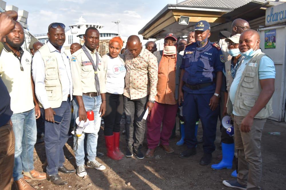 LES SCOUTS DE GOMA EN SOUTIENS AUX ACTIONS DU GOUVERNEMENT EN FAVEURS DES DEPLACES  A LA SUITE DE L’ERUPTION VOLCANIQUE