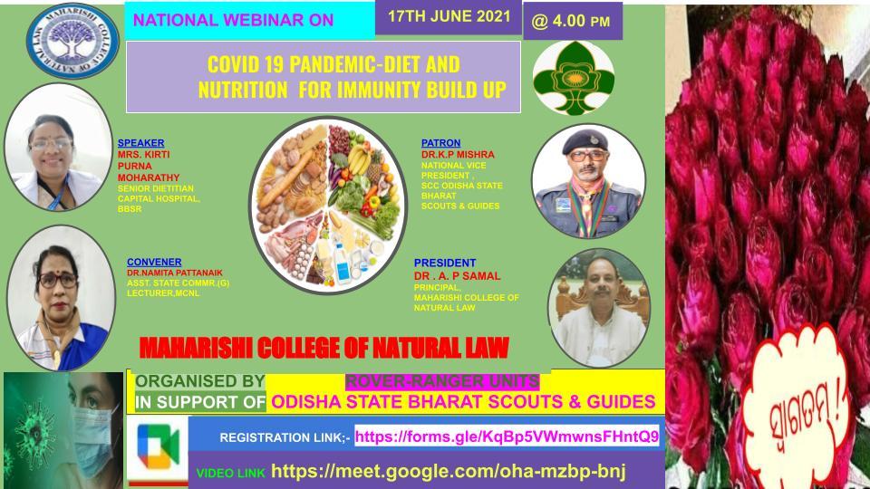 COVID-19 pandemic diet & nutrition for immunity build up