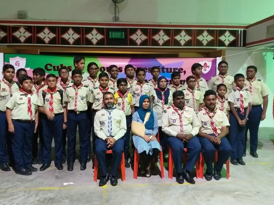 scout association of Maldives ghaazee scouts investiture ceremony finished