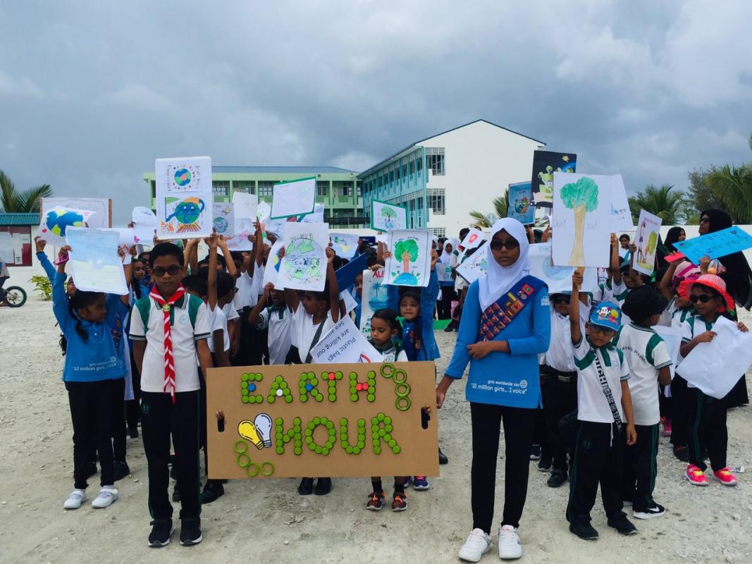 Earth hour walk 