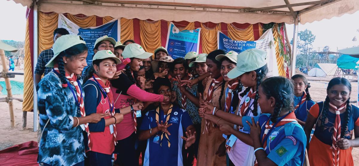 explained about SDG's in 28th Karnataka state scouts jamboree
