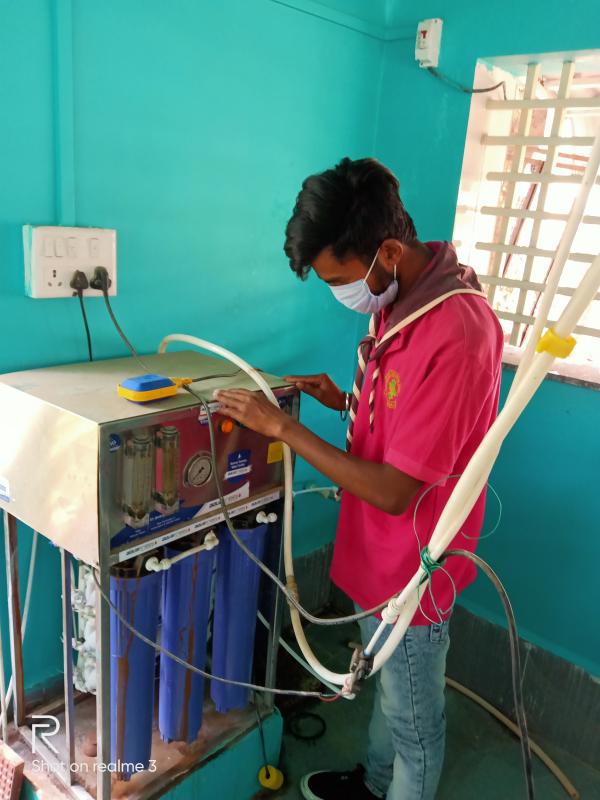 * Water cooler cleaning .