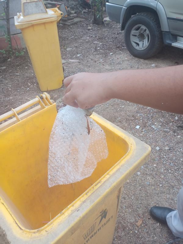 เก็บขยะ