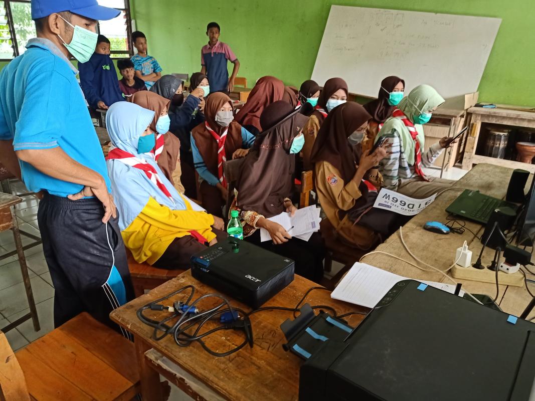Pramuka SMPN 2 Tondong Tallasa, Sukses ikuti Jota Joti Internasional Tahun 2020