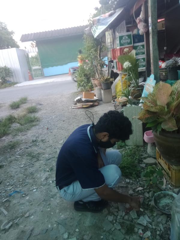 เก็บขยะ