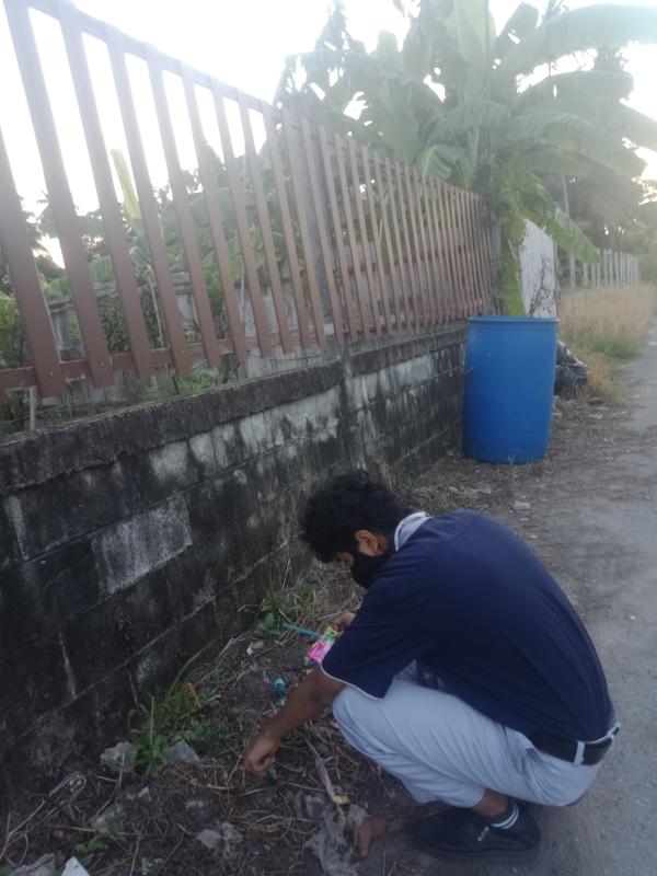 เก็บขยะ