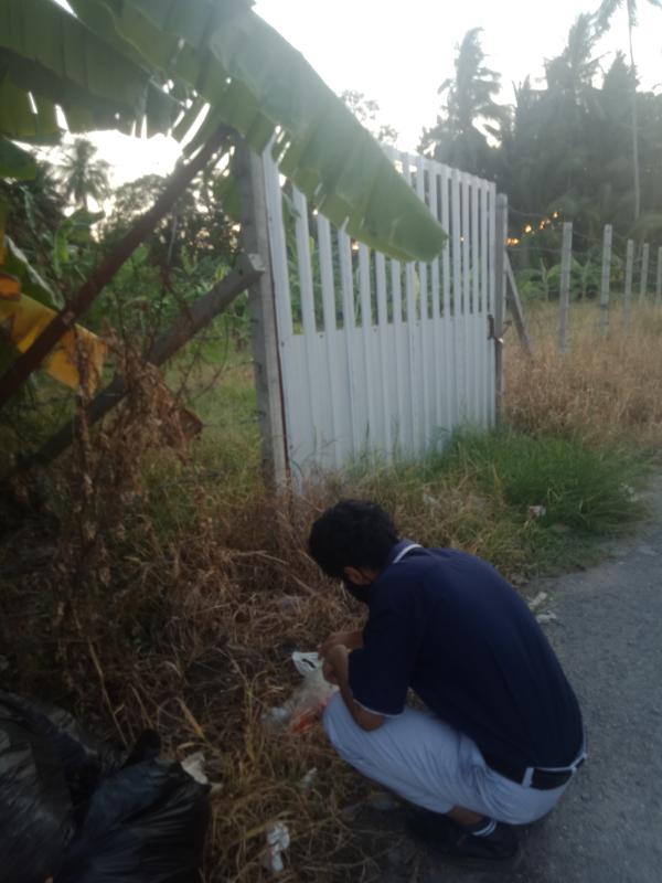 เก็บขยะ