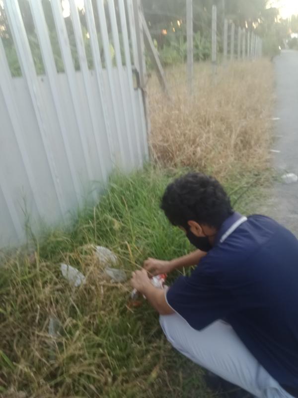 เก็บขยะ