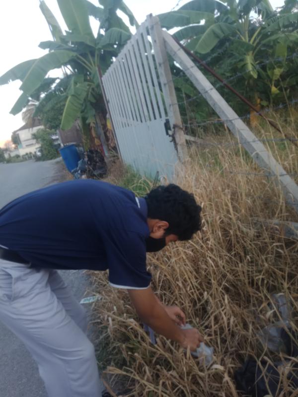 เก็บขยะ