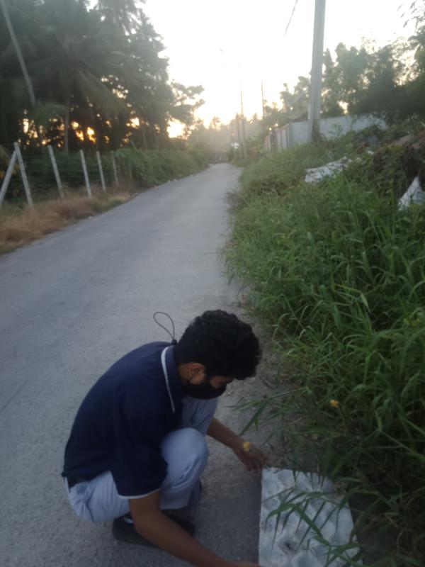 เก็บขยะ