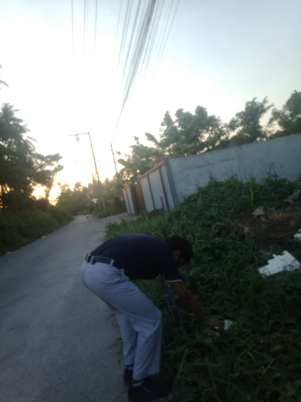 เก็บขยะ