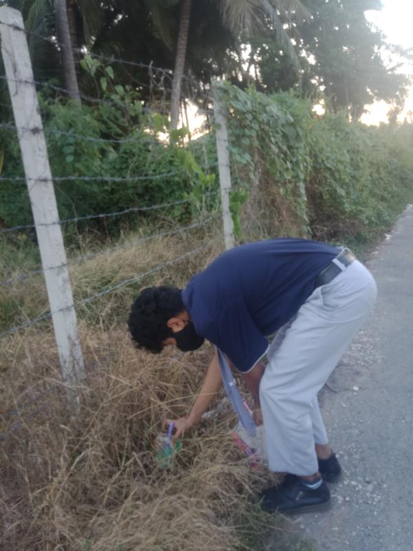 เก็บขยะ