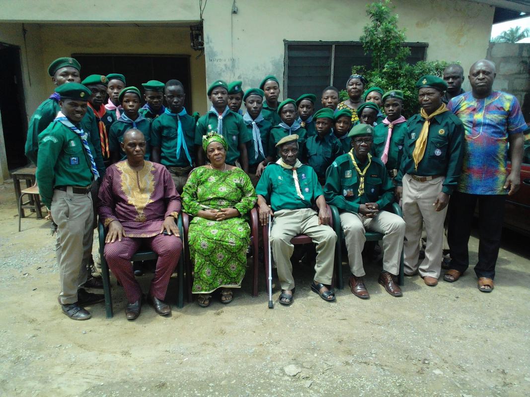 THE AKWA IBOM STATE SCOUT COUNCIL PAYS CONDOLENCE VISIT TO THE FAMILY OF LATE SUPOL ROBERT JOSEPH UMOH RTD.