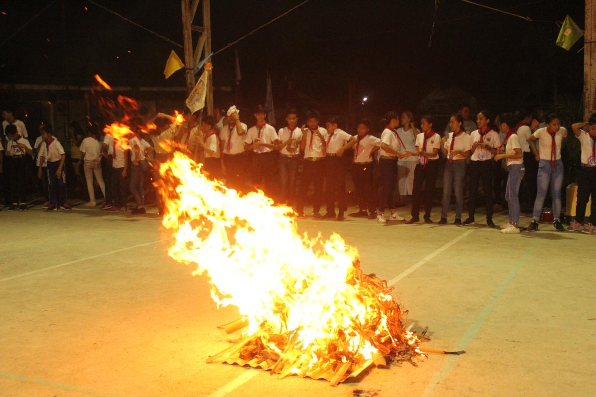 INHS BSP enjoyed the Campfire Ceremony 