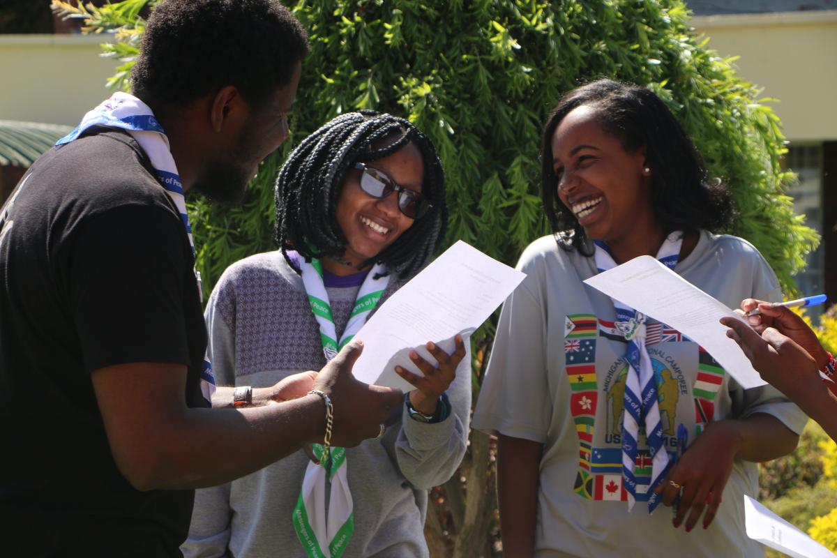 Dialogue in Practice - Scouts in Africa perfect the skill