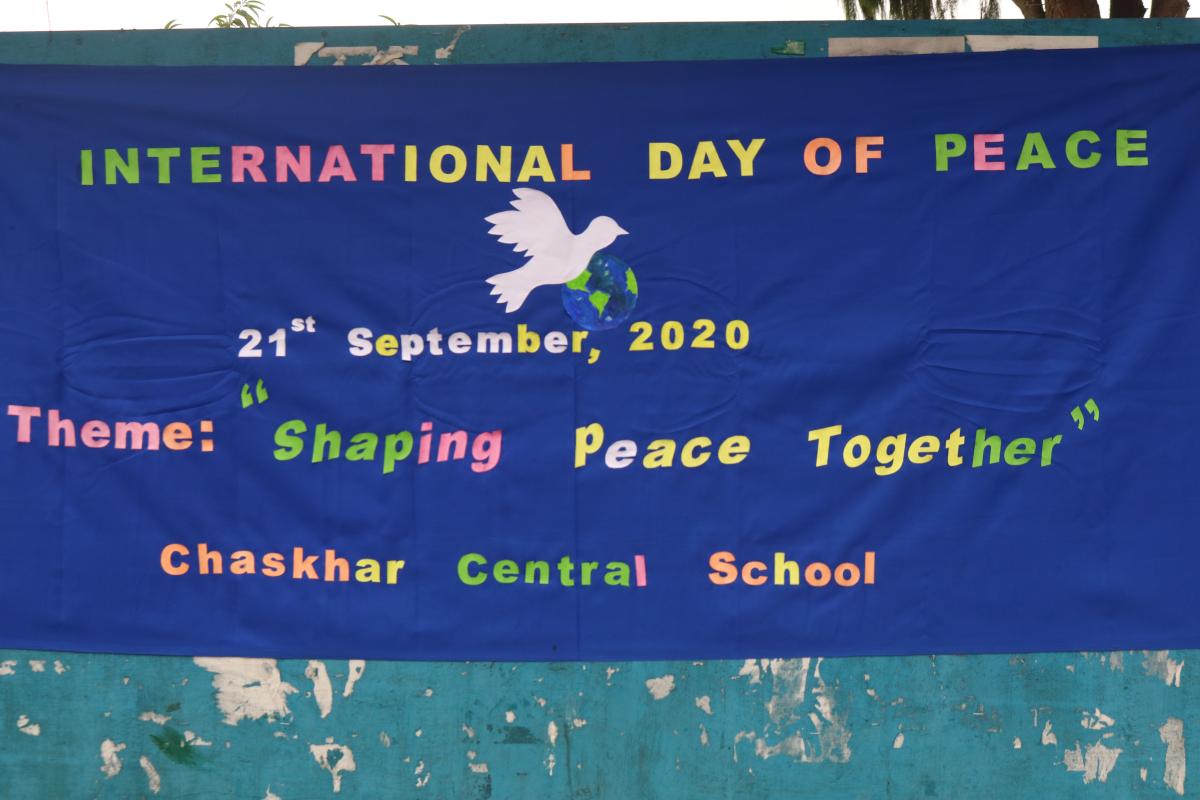 Observation of International Day of Peace