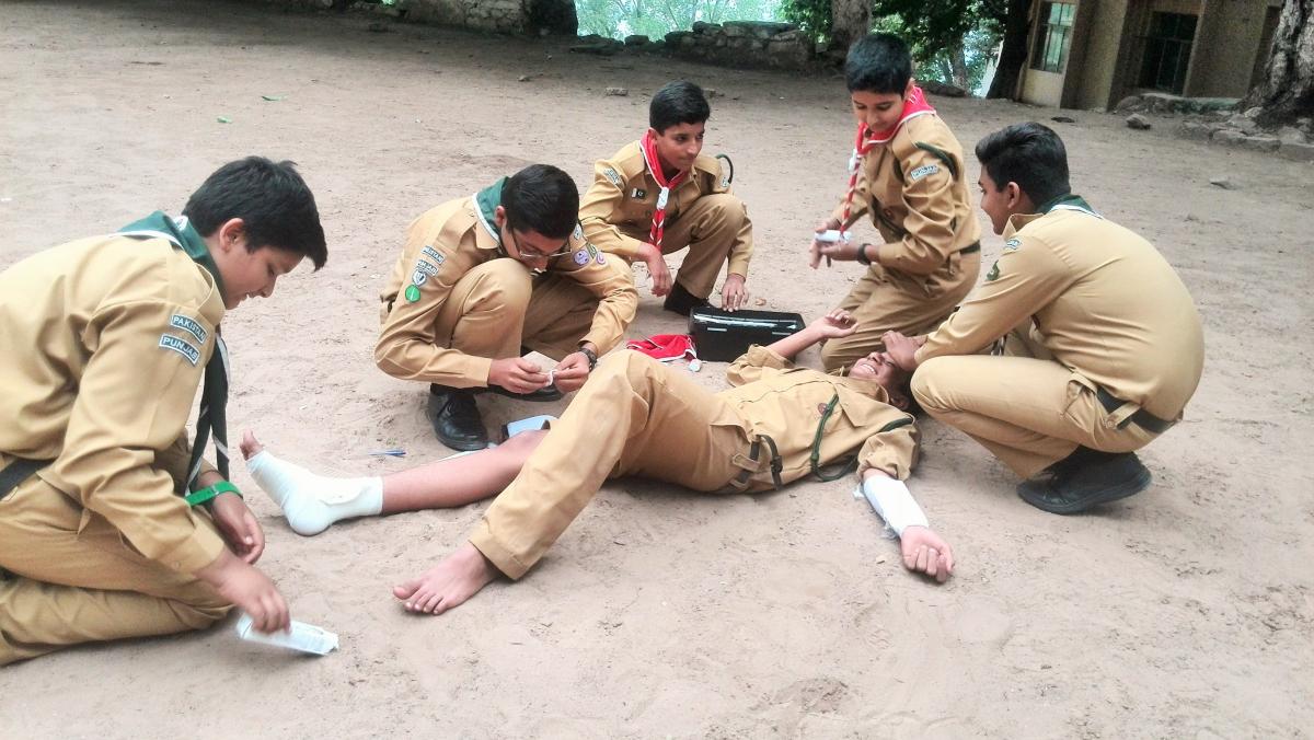 DPS SCOUTS HOLDS PREPARATION CAMP FOR SCOUT TRAINING CAMP GHORAGALI, PAKISTAN