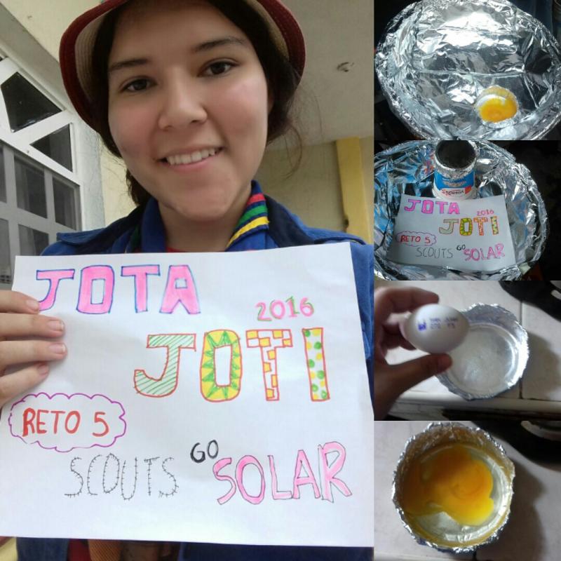 Reto 5: Scouts Go Solar. Prepara un alimento usando solamente energia solar.