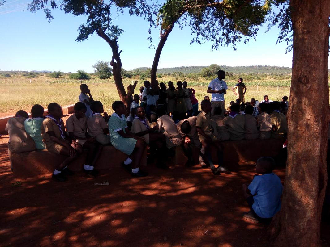 Scouts Africa day camp and mop training