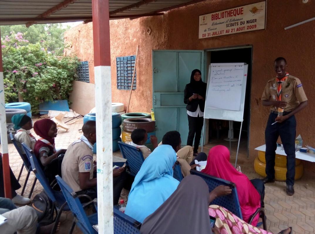 1rst SESSION OF THE NIGER SCOUTS ENGLISH CLUB